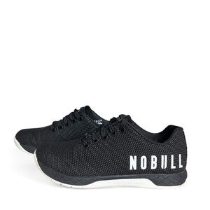 NoBull Superfabric Outwork Trainer Low Black Athletic Sneaker Shoe Womens US 7
